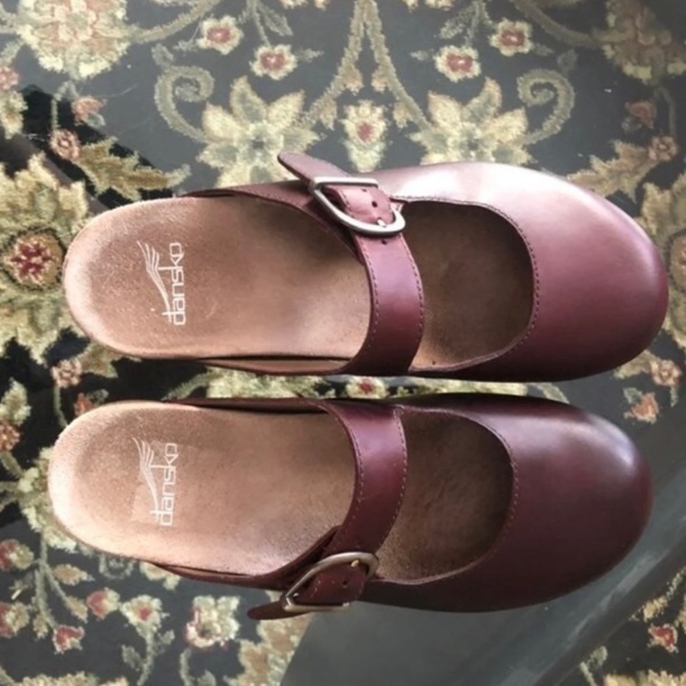 Burgundy Dansko Clogs